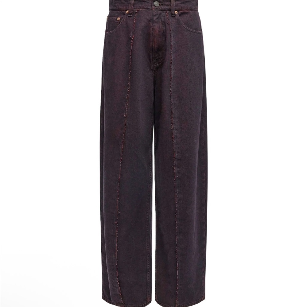 MM6 Maison Margiela single-stitch logo jeans